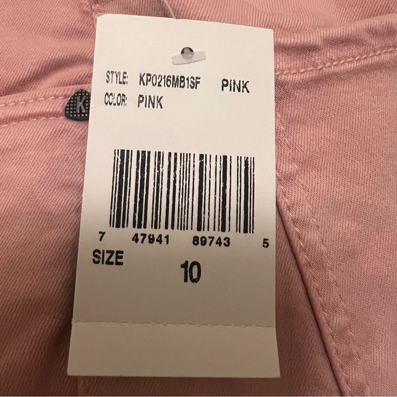Kut from the Kloth Pink Amu Crop Straight Leg Jeans - Picture 10 of 13